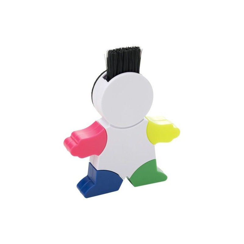 Surligneur  en plastique pour bureau Ella Matières : plastique Couleurs : blanc impression haute définition