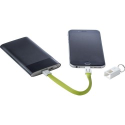 Câble de charge USB/Lightning personnalisé pour objets publicitaires Pierre goodies entreprise design