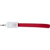 Câble de charge USB/Lightning personnalisé pour objets publicitaires Pierre Matières : métal Couleurs : rouge impression haute d