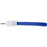 Câble de charge USB/Lightning personnalisé pour objets publicitaires Pierre Matières : métal Couleurs : bleu cobalt personnalisa