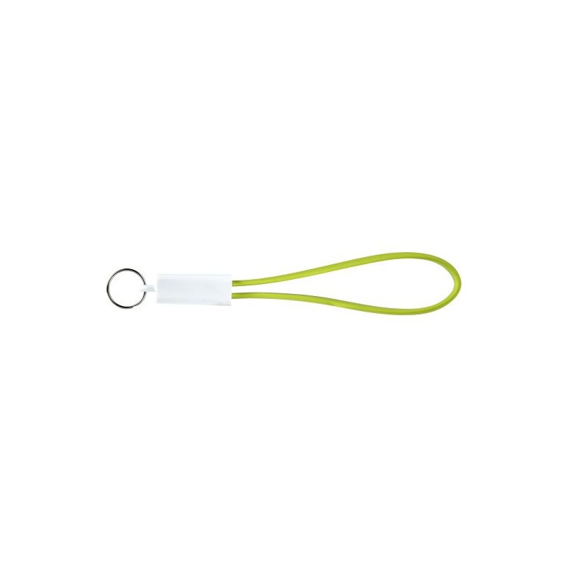 Câble de charge USB/Lightning personnalisé pour objets publicitaires Pierre Matières : métal Couleurs : bleu cobalt objet public