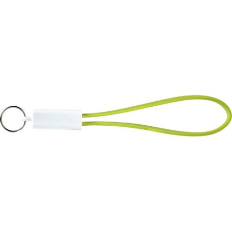 Câble de charge USB/Lightning personnalisé pour objets publicitaires Pierre Matières : métal Couleurs : bleu cobalt objet public