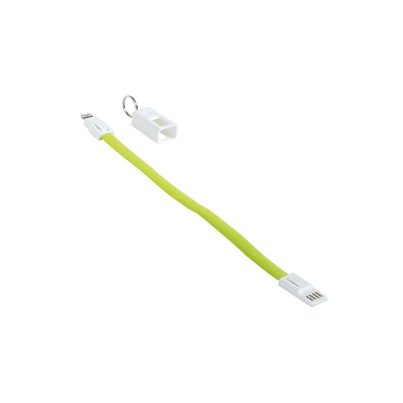 Câble de charge USB/Lightning personnalisé pour objets publicitaires Pierre Matières : métal Couleurs : bleu cobalt goodies publ