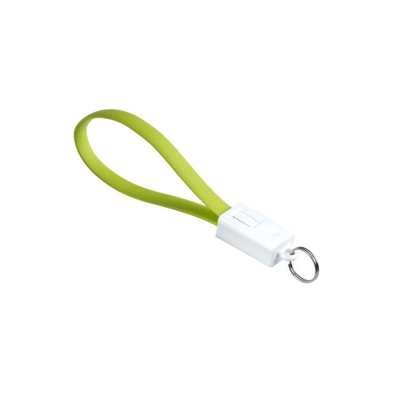 Câble de charge USB/Lightning personnalisé pour objets publicitaires Pierre Matières : métal Couleurs : bleu cobalt personnalisa