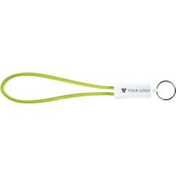 Câble de charge USB/Lightning personnalisé pour objets publicitaires Pierre Matières : métal Couleurs : orange goodies personnal