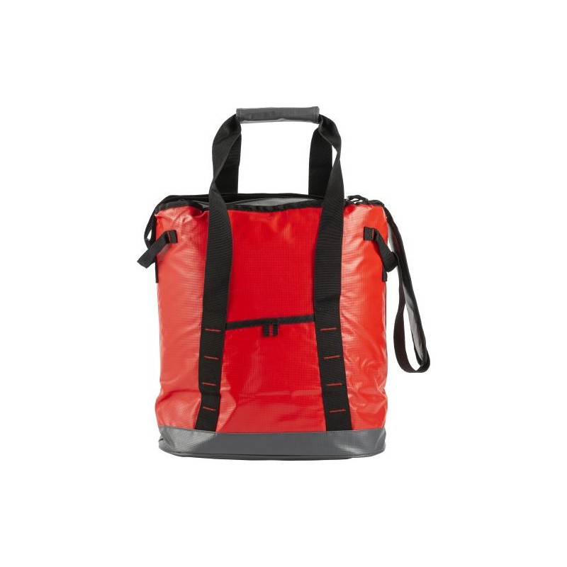 Sac isotherme personnalisé en PVC pour vos courses - Becky Matières : PEVA Couleurs : rouge