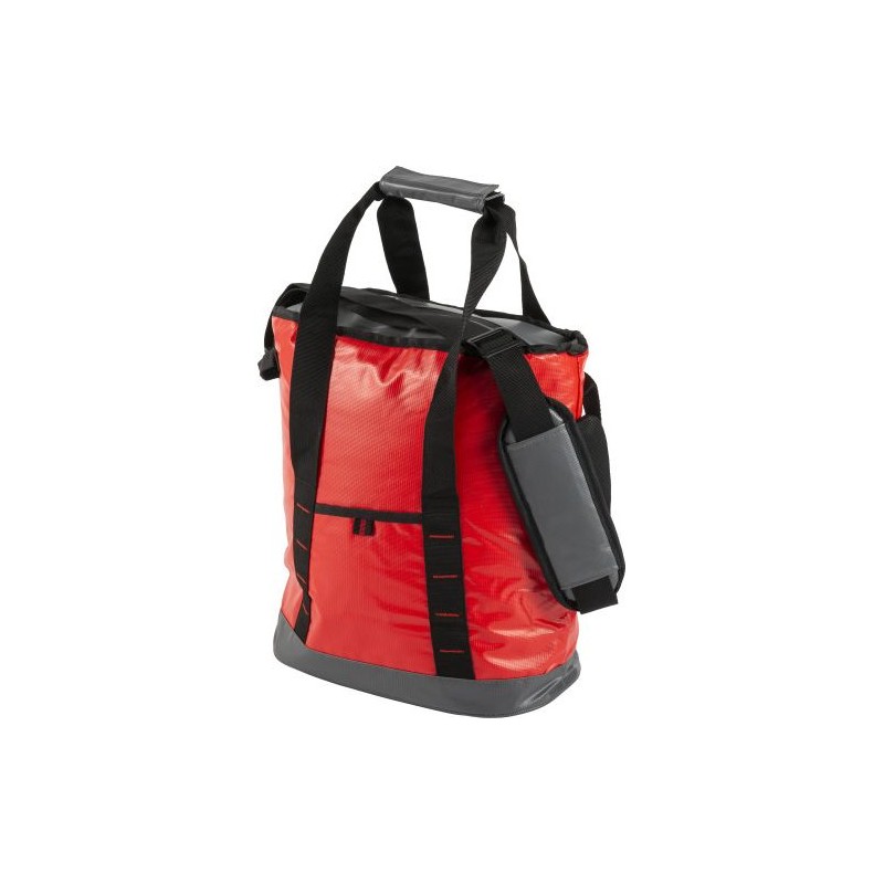Sac isotherme personnalisé en PVC pour vos courses - Becky Matières : PEVA Couleurs : bleu cobalt cadeau affaires élégant