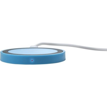 Chargeur à induction personnalisé  pour objets publicitaires Alana Matières : plastique Couleurs : blanc accessoire événementiel