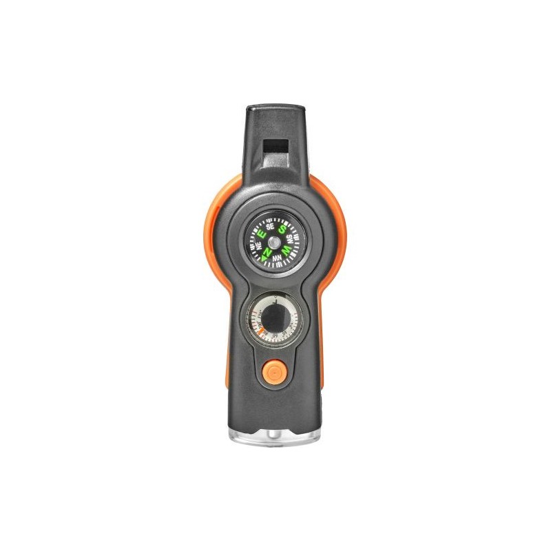 Kit de survie essentiel avec accessoires outdoor personnalisé Andrea Matières : plastique Couleurs : orange