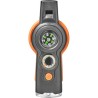Kit de survie essentiel avec accessoires outdoor personnalisé Andrea Matières : plastique Couleurs : orange goodies publicitaire