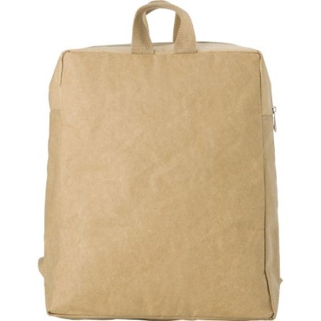 Sac à dos  et personnalisé en papier laminé Samanta Matières : papier Couleurs : brun