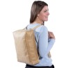 Sac à dos  et personnalisé en papier laminé Samanta Matières : papier Couleurs : brun goodies publicitaire événementiel