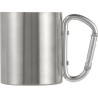 Mug publicitaire double paroi personnalisé Nella Matières : métal Couleurs : argenté cadeau collaborateur premium