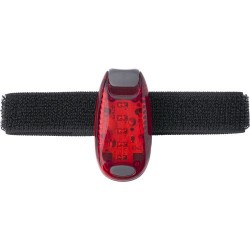 Réflecteur LED personnalisé en lampe de signalisation Joanne Matières : caoutchouc Couleurs : rouge cadeau entreprise pas cher