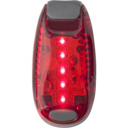 Réflecteur LED personnalisé en lampe de signalisation Joanne Matières : caoutchouc Couleurs : rouge impression haute définition