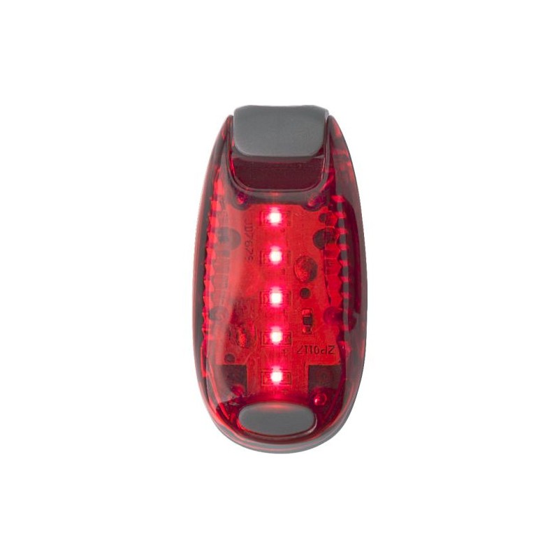 Réflecteur LED personnalisé en lampe de signalisation Joanne Matières : caoutchouc Couleurs : rouge impression haute définition