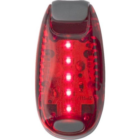 Réflecteur LED personnalisé en lampe de signalisation Joanne Matières : caoutchouc Couleurs : rouge impression haute définition