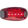 Réflecteur LED personnalisé en lampe de signalisation Joanne Matières : caoutchouc Couleurs : rouge marquage laser ultra précis