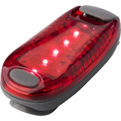 Réflecteur LED personnalisé en lampe de signalisation Joanne Matières : caoutchouc Couleurs : rouge livraison express 24h 48h