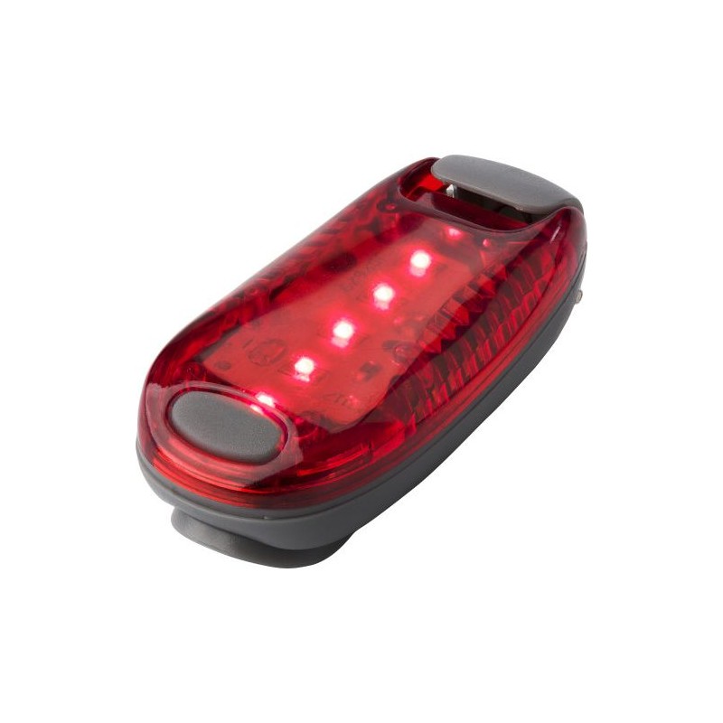 Réflecteur LED personnalisé en lampe de signalisation Joanne Matières : caoutchouc Couleurs : rouge livraison express 24h 48h
