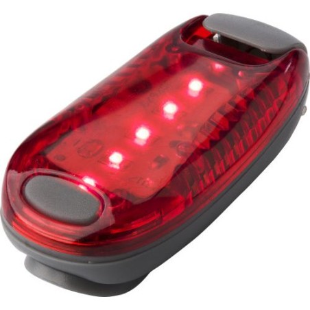 Réflecteur LED personnalisé en lampe de signalisation Joanne Matières : caoutchouc Couleurs : rouge livraison express 24h 48h