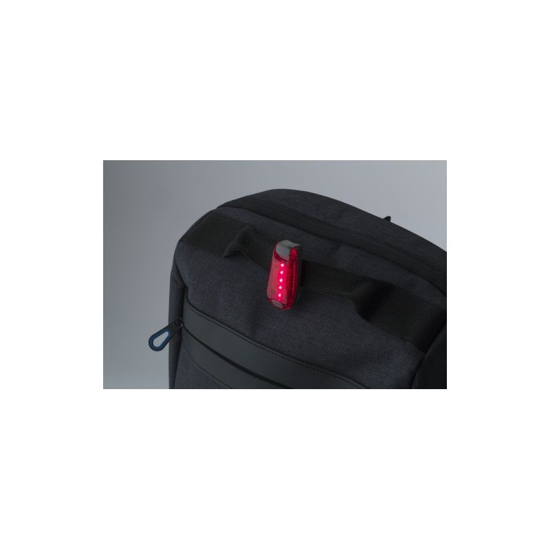 Réflecteur LED personnalisé en lampe de signalisation Joanne Matières : caoutchouc Couleurs : rouge cadeau collaborateur premium