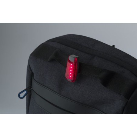 Réflecteur LED personnalisé en lampe de signalisation Joanne Matières : caoutchouc Couleurs : rouge cadeau collaborateur premium