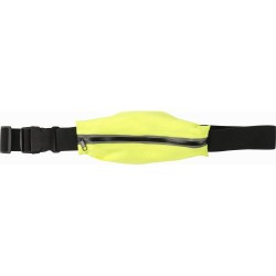 Sac banane publicitaire en polyester personnalisé Bastian Matières : polyester Couleurs : jaune fluo