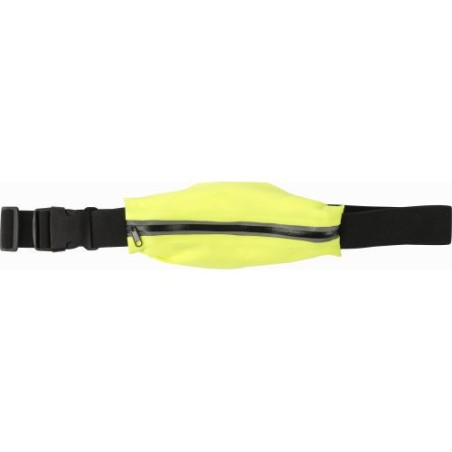 Sac banane publicitaire en polyester personnalisé Bastian Matières : polyester Couleurs : jaune fluo