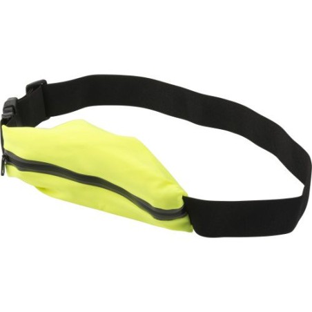Sac banane publicitaire en polyester personnalisé Bastian Matières : polyester Couleurs : jaune fluo goodies publicitaire événem