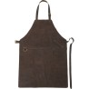 Tablier personnalisé en cuir reconstitué Nori Matières : cuir Couleurs : brun personnalisable avec votre logo
