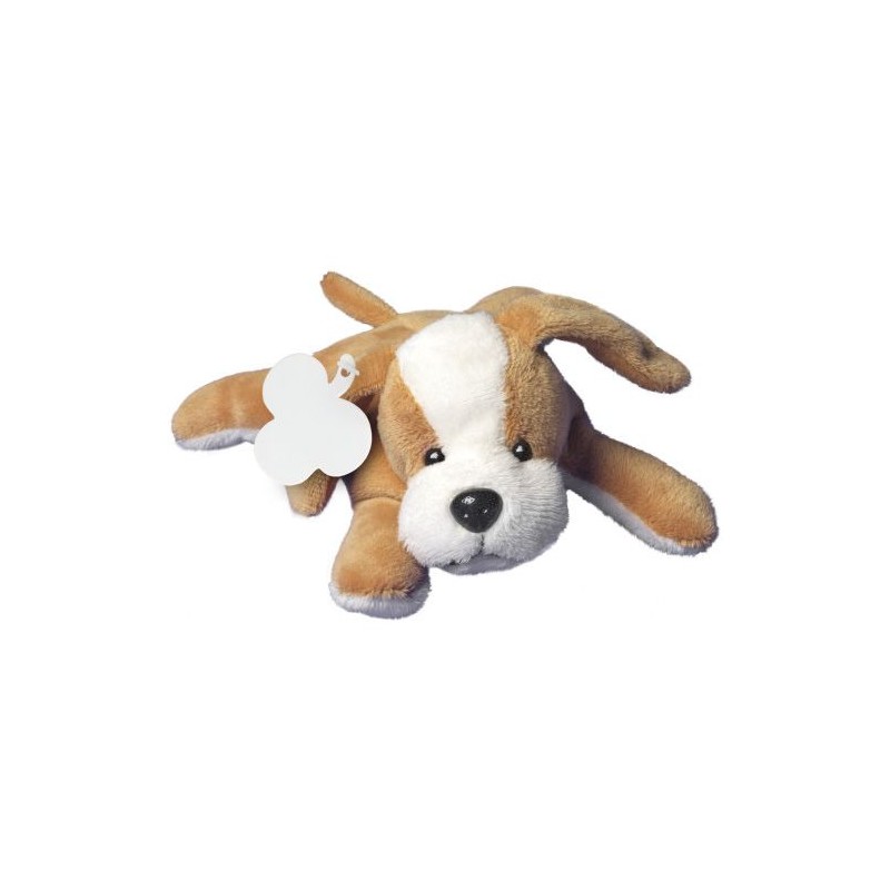 Peluche personnalisée 'Chien' en cadeau idéal - Finnian Matières : métal Couleurs : brun