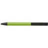 Stylo bille personnalisable en aluminium avec support Matières : aluminium Couleurs : vert citron