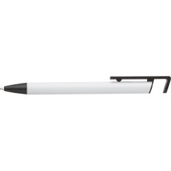 Stylo bille personnalisable en aluminium avec support Matières : aluminium Couleurs : vert citron cadeau entreprise pas cher