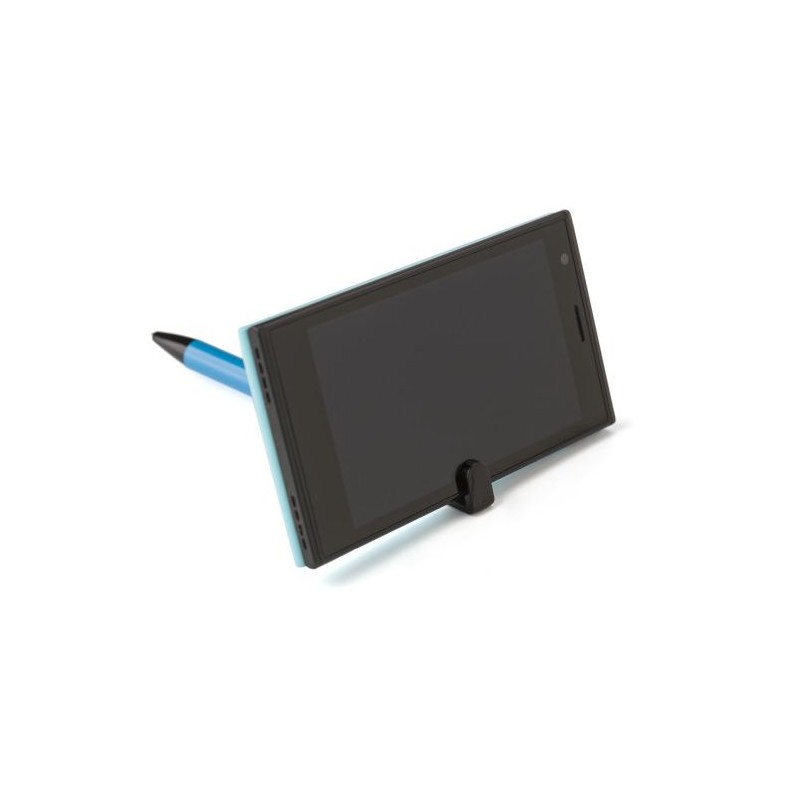 Stylo bille personnalisable en aluminium avec support Matières : aluminium Couleurs : vert citron goodies publicitaire événement