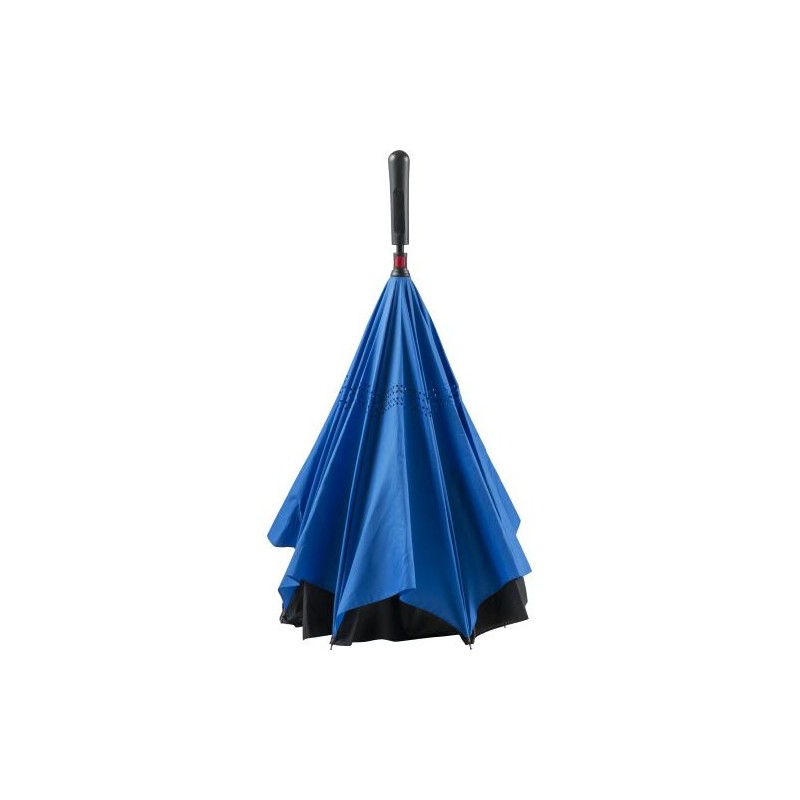 Parapluie réversible personnalisé pratique Constance Matières : polyester Couleurs : noir cadeau client original
