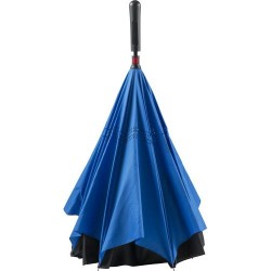Parapluie réversible personnalisé pratique Constance Matières : polyester Couleurs : rouge objet publicitaire robuste