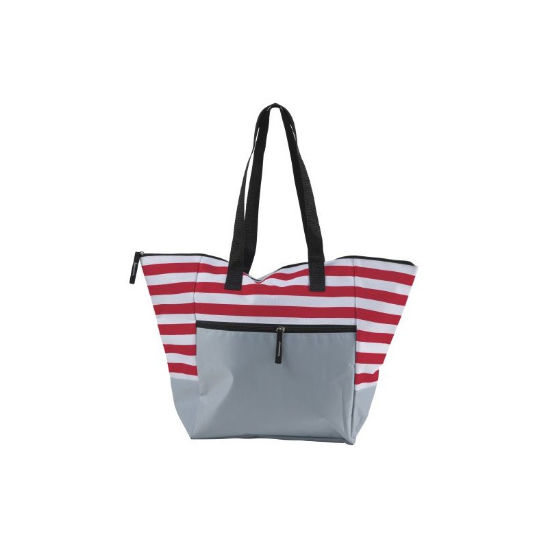 Sac de plage personnalisé en polyester ludique Gaston Matières : polyester Couleurs : rouge