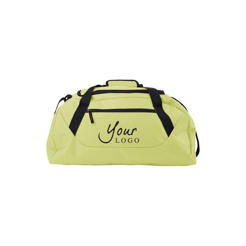 Sac de sport durable en polyester 600D unique et pratique Matières : polyester Couleurs : vert citron goodies publicitaire événe