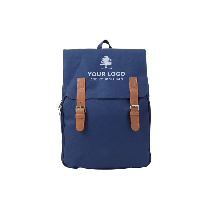 Sac à dos isotherme personnalisé en polyester pour pique-nique Izaro Matières : polyester Couleurs : bleu goodies publicitaire é