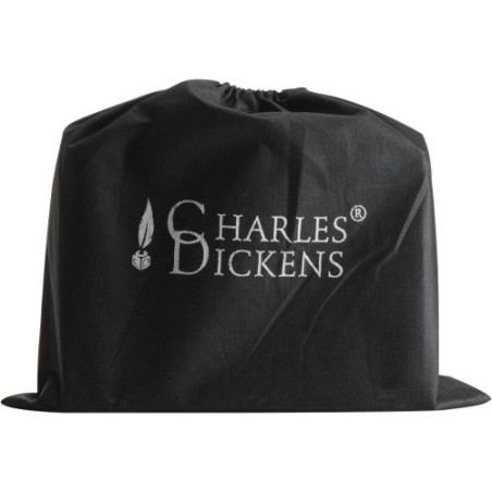 Sacoche Économique en Cuir Personnalisée pour Ordinateur Charles Dickens® Matières : cuir Couleurs : noir goodies publicitaire é