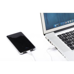 Chargeur Portable Économique Personnalisé 5000mAh en ABS - Jerry Matières : plastique Couleurs : noir marquage laser ultra préci