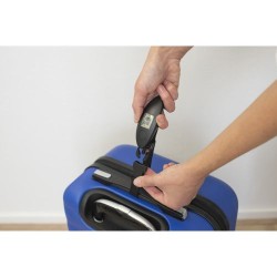 Pèse-bagage digital en plastique  - Landon Matières : polyester Couleurs : noir marquage laser ultra précis