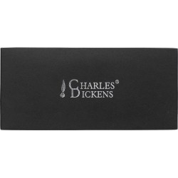 Stylo personnalisé élégant et précis à bille et roller - Charles Dickens® Alan Matières : métal Couleurs : gris impression haute
