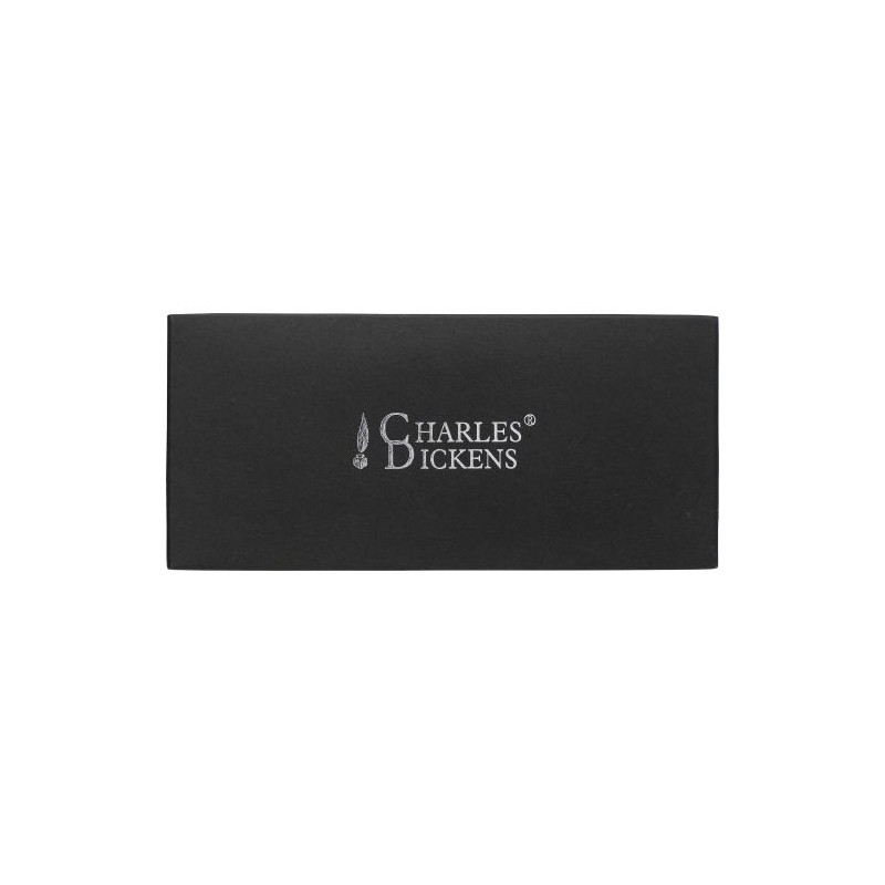 Stylo personnalisé élégant et précis à bille et roller - Charles Dickens® Alan Matières : métal Couleurs : gris impression haute