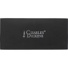 Stylo personnalisé élégant et précis à bille et roller - Charles Dickens® Alan Matières : métal Couleurs : gris impression haute