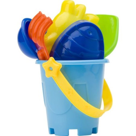 Seau de plage personnalisé pas cher - Mathilda Matières : plastique Couleurs : multicolore impression haute définition
