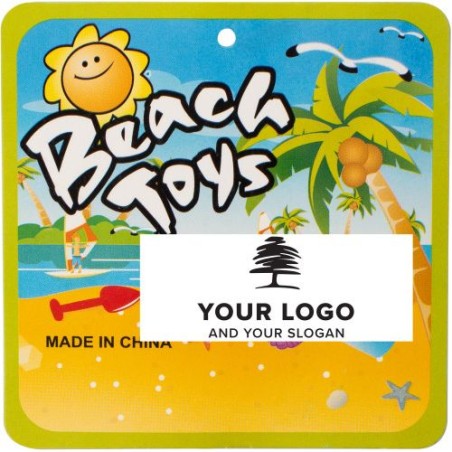 Seau de plage personnalisé pas cher - Mathilda Matières : plastique Couleurs : multicolore livraison express 24h 48h