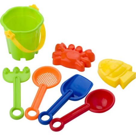 Seau de plage personnalisé pas cher - Mathilda Matières : plastique Couleurs : multicolore cadeau collaborateur premium