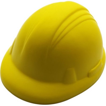 Casque de chantier anti-stress publicitaire Philip Matières : plastique Couleurs : jaune